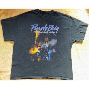 Official Purple Rain: Prince And The Revolution Black T-Shirt Men 2XL #j